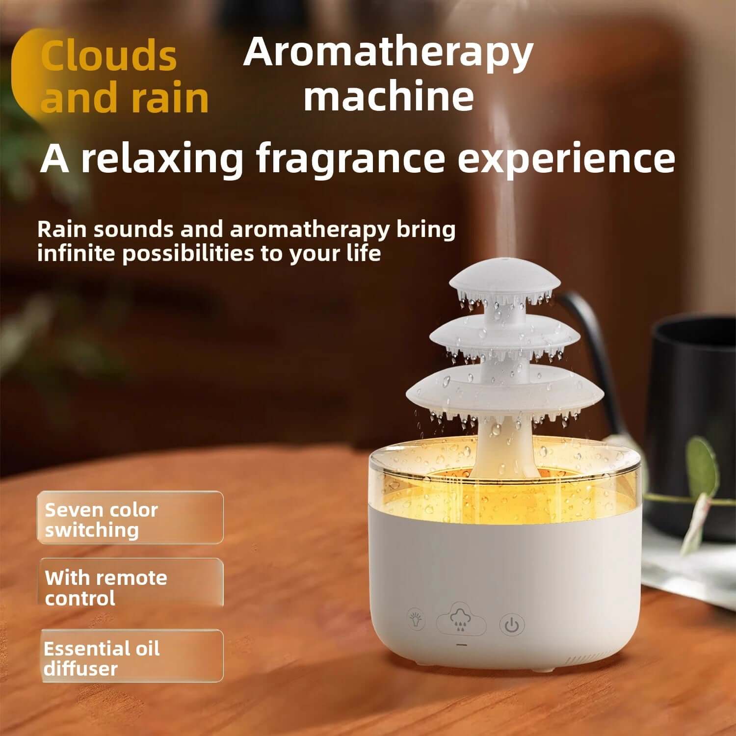 Simulated Flame Diffuser Machine