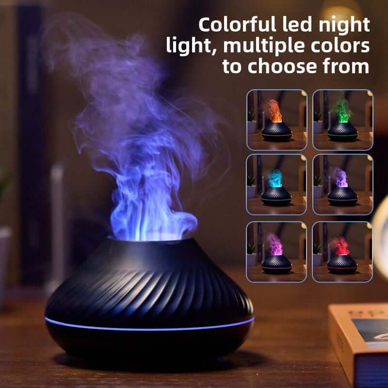 Flame Aromatherapy Machine, Office Desktop Humidifier, Car mounted Automatic Spray Fragrance Machine, Home Essential Oil Diffuser